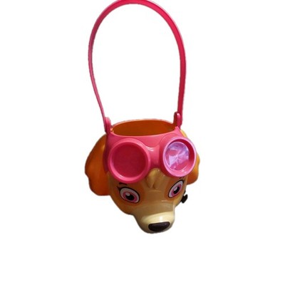 Skye Paw Patrol Easter Basket Plastic Figural Bucket Trick or Treat Spin Master
