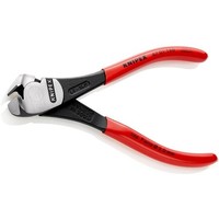 Kraftvornschneider Gesamt-L.160Mm Kopf Pol.Ku.-ÜBerzug Knipex