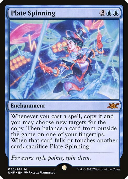 Plate Spinning NonFoil Unfinity 56 NM MTG