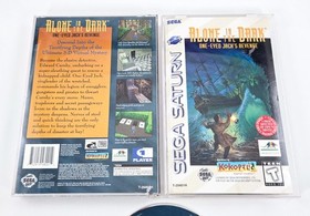 ALONE IN THE DARK ONE EYED JACK'S REVENGE COMPLETE CIB VGC Disc 1996 Sega Saturn