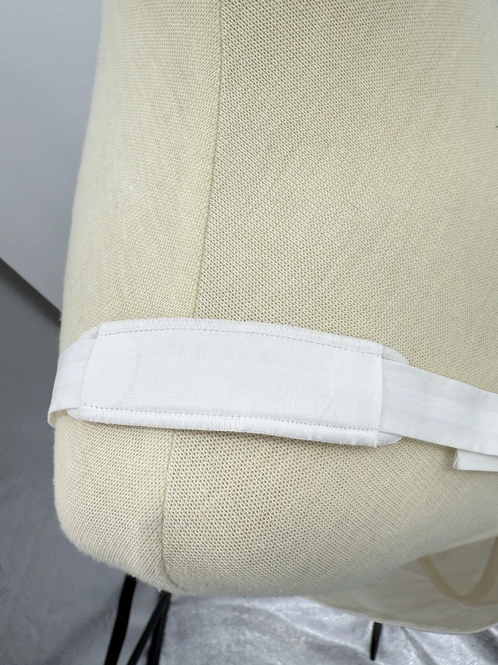 Sujetador bala de mezcla de algodón completamente blanco forma exquisita de colección estilo 44B 532 Foto 4 de 4