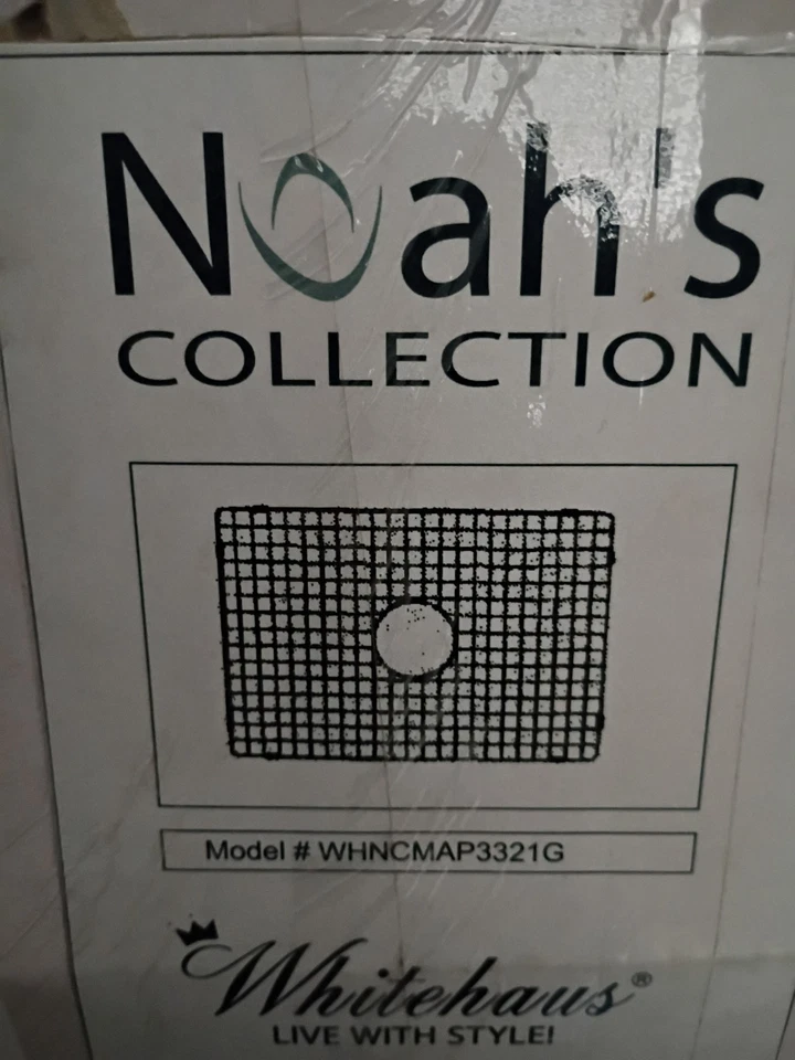 Rejilla de protección de fregadero de acero inoxidable Whitehaus WHNCMAP3321G para WHNCMAP3321 Foto 4 de 4