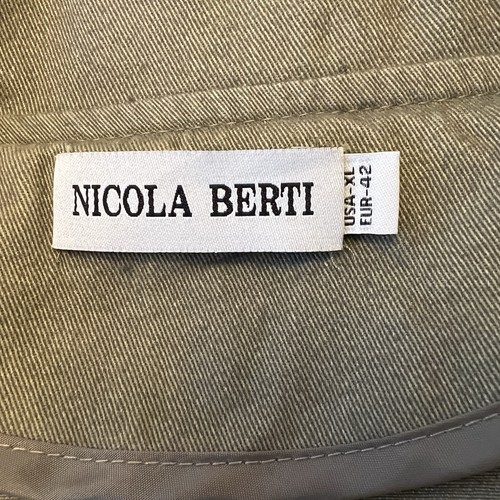 Nicola Berti Jacket Embroidered Embellished Military Green Steampunk Boho Sz XL - Picture 3 of 19