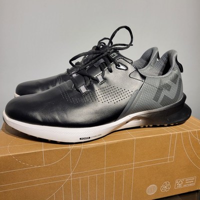 Men's Size 13M - Footjoy Fuel Spikeless Golf Shoes Black And Grey Style 55451