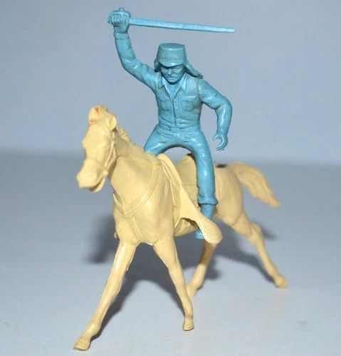 Vintage 1950s Marx Captain Gallant Playset Mounted Legion Plastic Figure