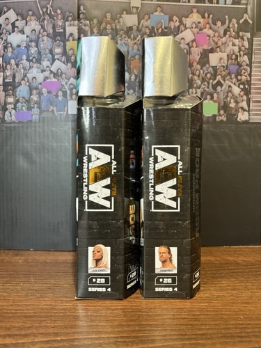 AEW Unmatched Series 4 Jade Cargill & Hangman Adam Page wrestling figures - Picture 2 of 3