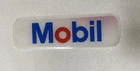 Vintage Mobil Gasoline Gas Pump Glass, One Panel