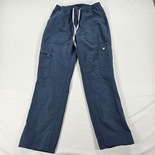 Figs Medical Healthcare Cairo Grey Blue Scrub Pants Men's Size XS