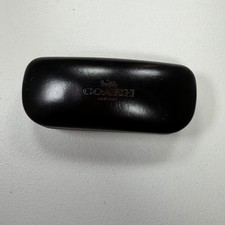 Coach Sunglasses Eyewear Case OS Black Good Hard Shell Clamshell Logo