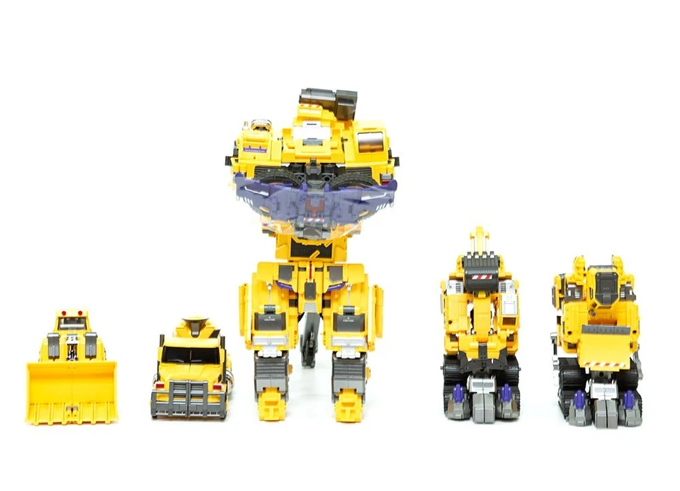 Mecha Invasion Devastator GLA01-06Y Yellow Version G2 GIANT LEGION Set of 6 toy - Image 4 of 4