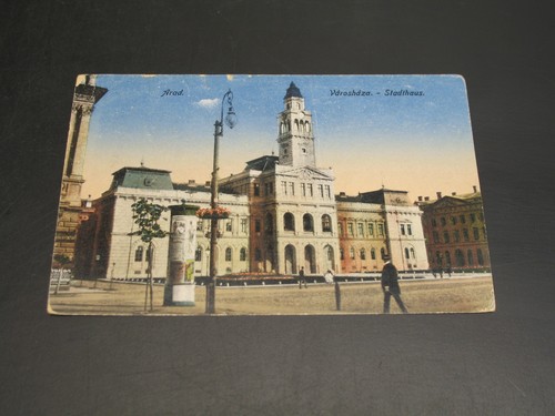 Ungarn 1921 Arad Postkarte nach Finnland - Stempel *40414