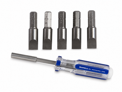 #ad Brownells MAGNA TIP 6 Piece Screwdriver Set for Colt SAA Single Action Army $30.99