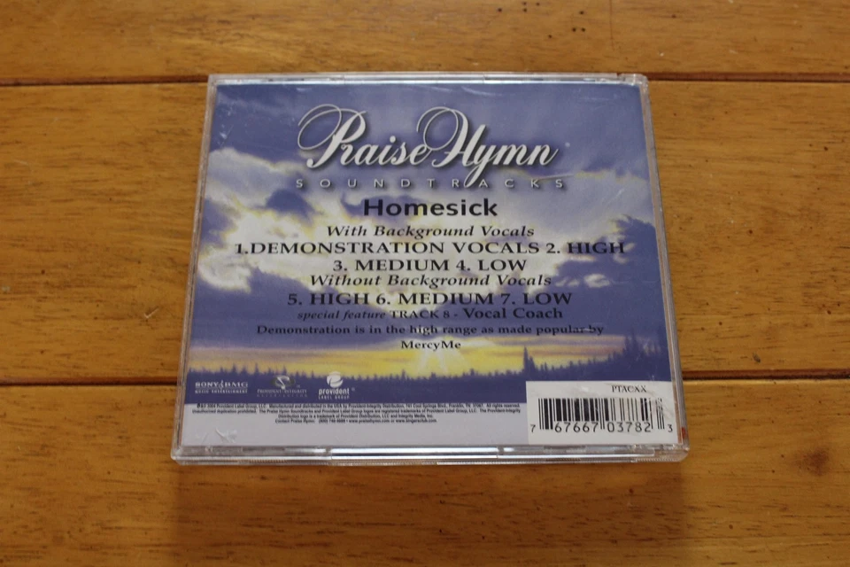 MercyMe Praise Hymn CD Homesick Christian 3 Key Accompaniment Vocal Training Foto 2 de 2