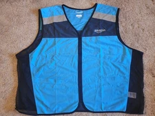 Amazon Vest Mens 4XL 5XL Reflective Blue Black Safety High Visibility Uniform