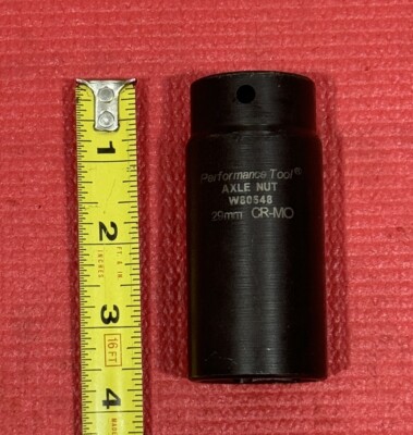 Vintage Performance Tool W80548, 1/2'' Drive 29mm Axle Nut Spindle Impact Socket
