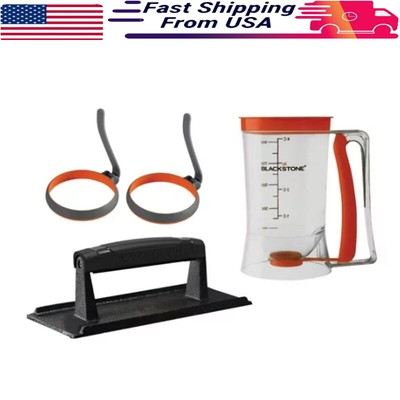 Professional Griddle Breakfast Kit 4-Piece Indoor-Outdoor Cooking Accessory US