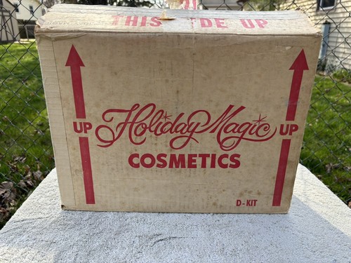 Kit distributore cosmetici vintage MCM Holiday Magic D con custodia e scatola - Foto 21 di 22