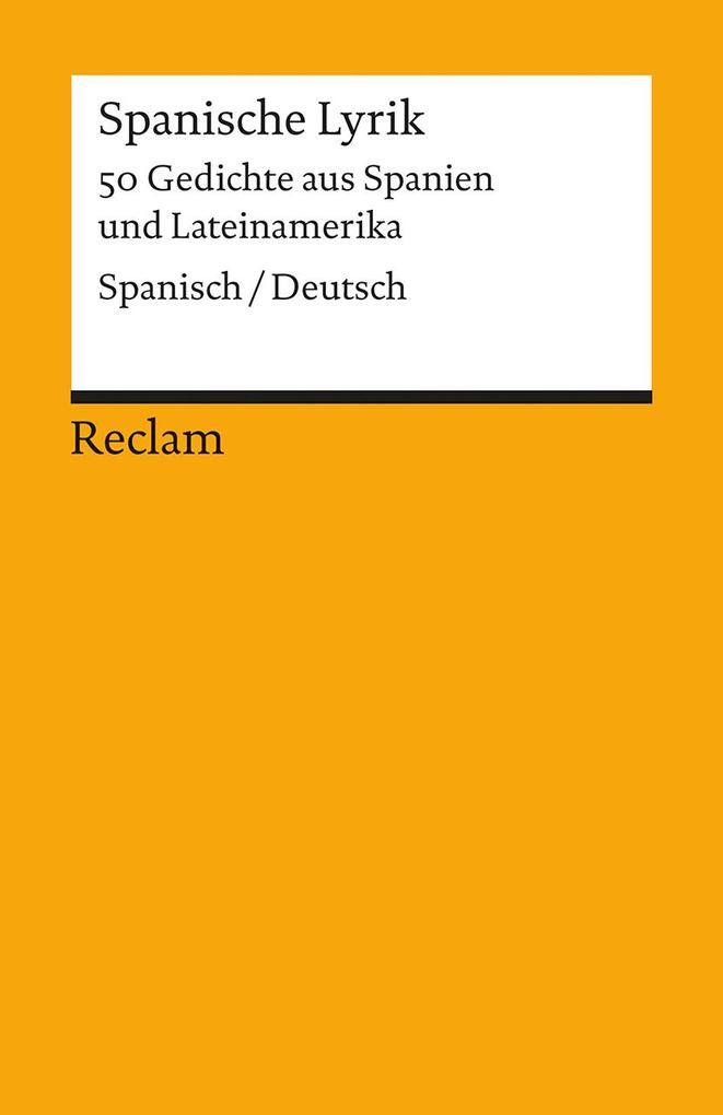 Thumbnail - Spanische Lyrik | 2004 | Deutsch