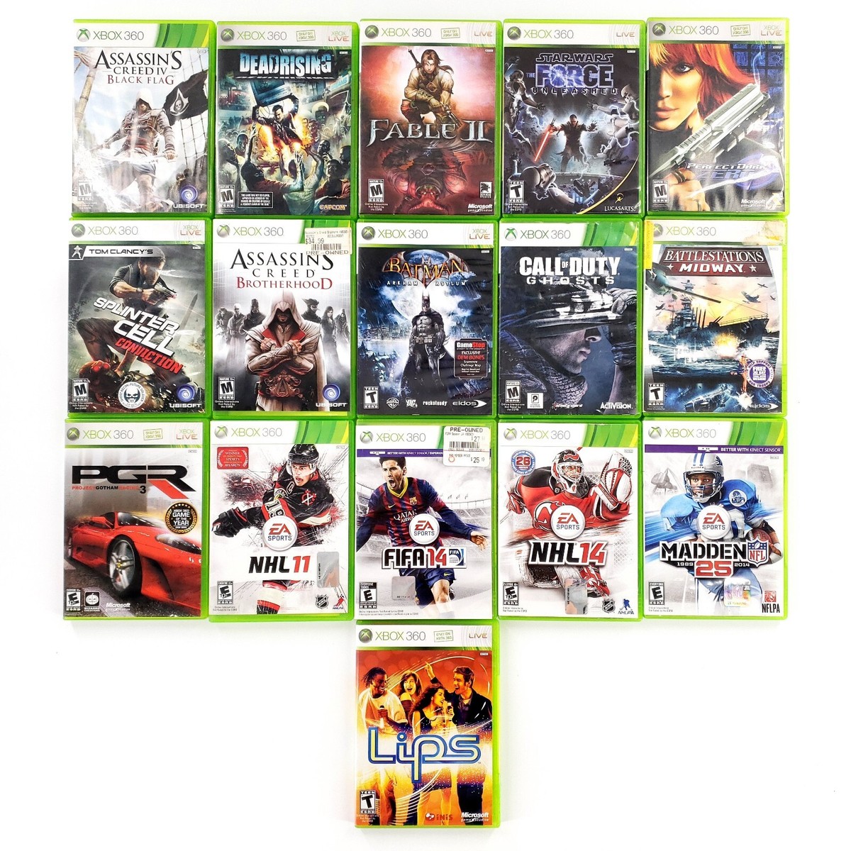 XBOX 360本体＋ソフト16本セット Xbox 360 ゲーム ソフト 16本セット｜Yahoo!フリマ（旧PayPay