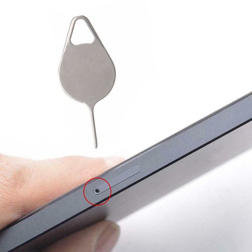 5 pièces plateau de carte SIM éjecteur broche outil de retrait aiguille clé ouverte pour téléphone portable - Photo 12 sur 12