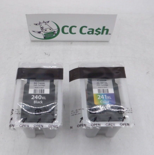 Genuine OEM Canon PG-240XL Black & CL-241XL Color Ink Bulk Packaging FREE SHIP - Picture 3 of 6