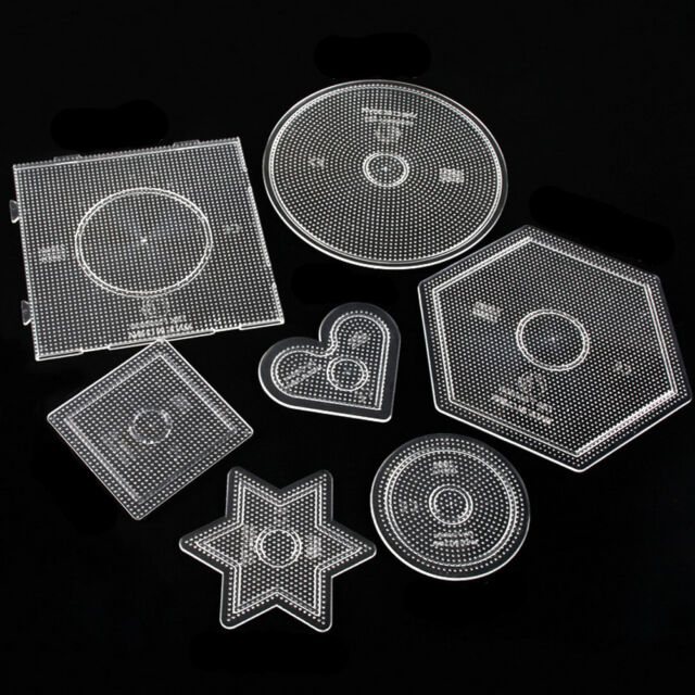 Large Pegboards for Perler Bead Hama Fuse Beads Clear Square Design Board_yk Large Pegboards for Perler Bead Hama Fuse Beads Clear Square Design Board_yk