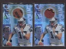 Panthers 27 Cardinals 7 *1995 Game Used PRIME Football Cuts 1996 Collectors Edge