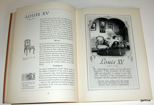 A BRIEF OUTLINE OF PERIOD FURNITURE AND INTERIOR DECORATION 1940 BOOK LAMMERT CO - Picture 5 of 7