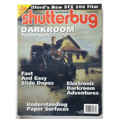 Shutterbug Photography Magazine - October 1996 - Darkroom Techniques - Used - Bild 1 von 2
