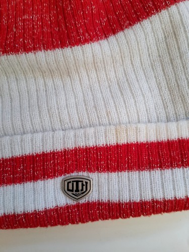Chicago Blackhawks OTH Old Time Hockey Red & White Beanie Hat w/ Logo NHL - Picture 4 of 6