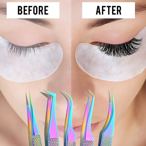 Professional Volume Lash Extension Tweezer 90 Degree Boot Precision Eyelash Tool - Picture 7 of 8
