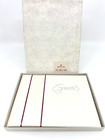 NEW Hallmark Vintage “Wedding Bells” 40th Anniversary White Guest Book