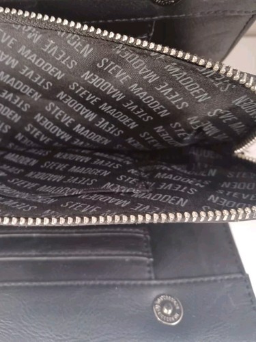 Steve Madden Womens Crossbody Bag Floral Multi Color Flowers Black - Picture 6 of 7