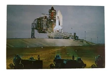 First NASA Shuttle to Fly in Space Columbia on Launch Pad in 1981 Postcard