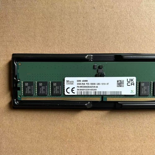 Hynix DDR5 128GB (4X32GB) 5600MHz PC5-44800 2RX8 UDIMM Memory Ram HMCG88AGBUA - Picture 5 of 6