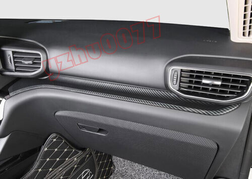 For Ford Explorer 2020-21 Carbon Fiber Look Center Console Dashboard Trim Strip - Imagen 2 de 7
