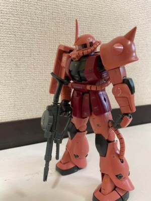 MS-06S ZAKU II HEAD プラスチックモデルキット Sharp 913sh Softbank 1/12 Zaku Head Charger Kit only, no