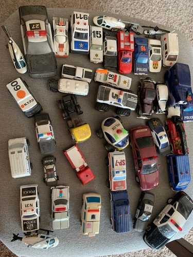39 Cars/Vehicles Hot Wheels Matchbox Classic Vintage Police Car Personal Lot - Picture 4 of 13