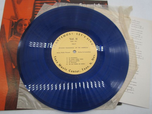 Jenny Wells Vincent Spanish Folksongs Of The Americas Cantemos TALP-102 VG/VG+ - Picture 5 of 6