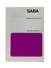 Selten SABA Meersburg Stereo K / Bedienungsanleitung DE