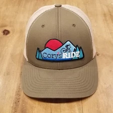 Cycling Hat Cap Snapback Brown Cory's Ride Fund Raiser Trucker Tommy Breeze