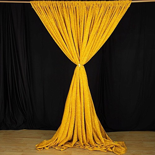 Metallic Gold BACKDROP 20x10 ft Spandex Party Wedding Decorations WHOLESALE - Picture 2 of 8