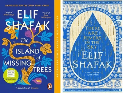 Elif Shafak 2 Books Set: Island of Missing Trees and There are Rivers in the Sky