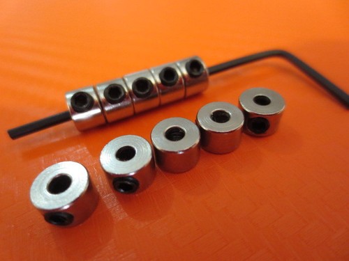 10 pezzi anelli di regolazione anelli di bloccaggio 2 mm 2,2 mm anello di regolazione asse ruota chiave esagonale - Foto 2 di 3