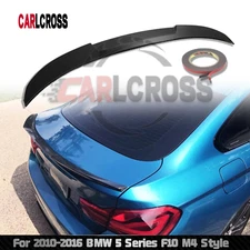 Carbon Look Car Trunk Wing Spoiler For 2010-2016 BMW F10 5 Series M4-Style
