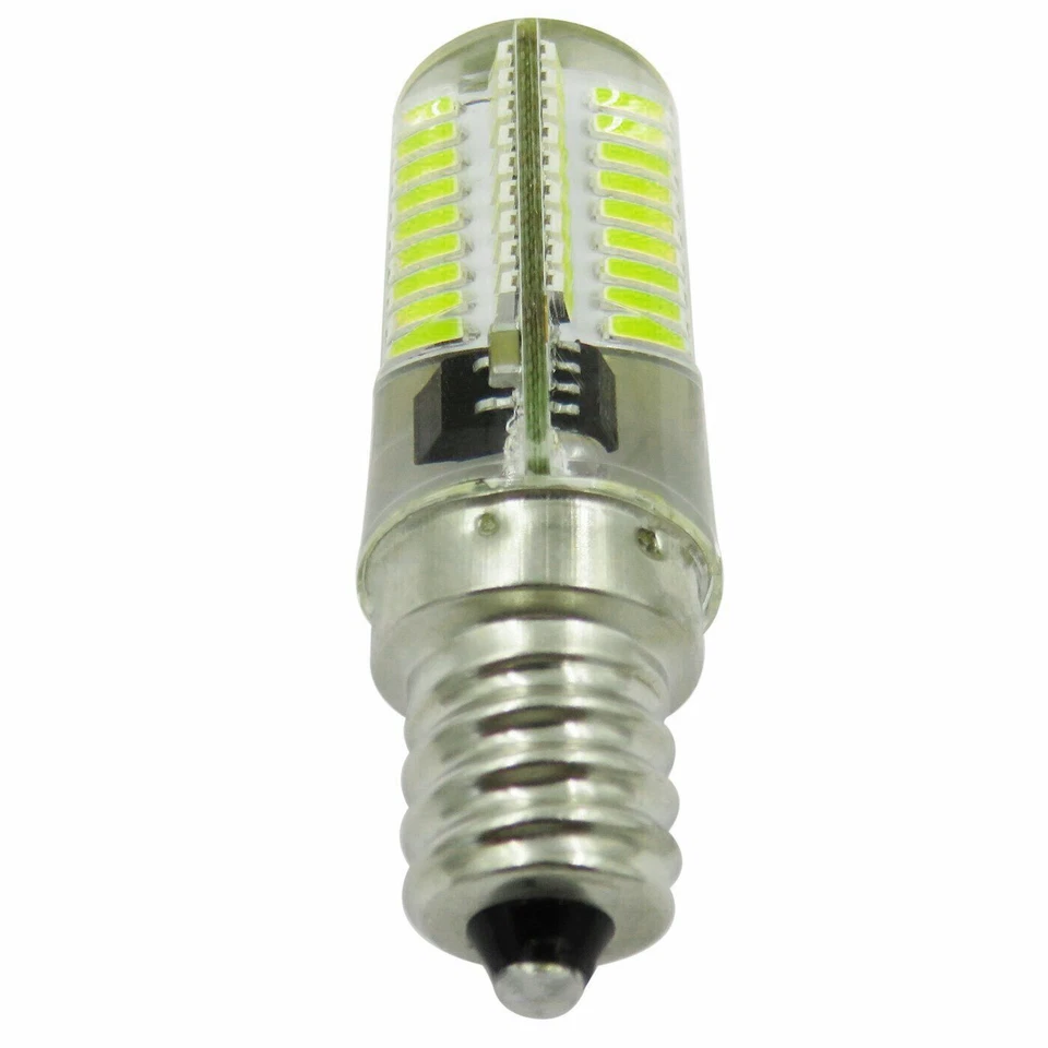 10pcs E12 Candelabra Base C7 LED Bulb 4W 72 4014 SMD Light 110V 120V White - Image 2 of 4