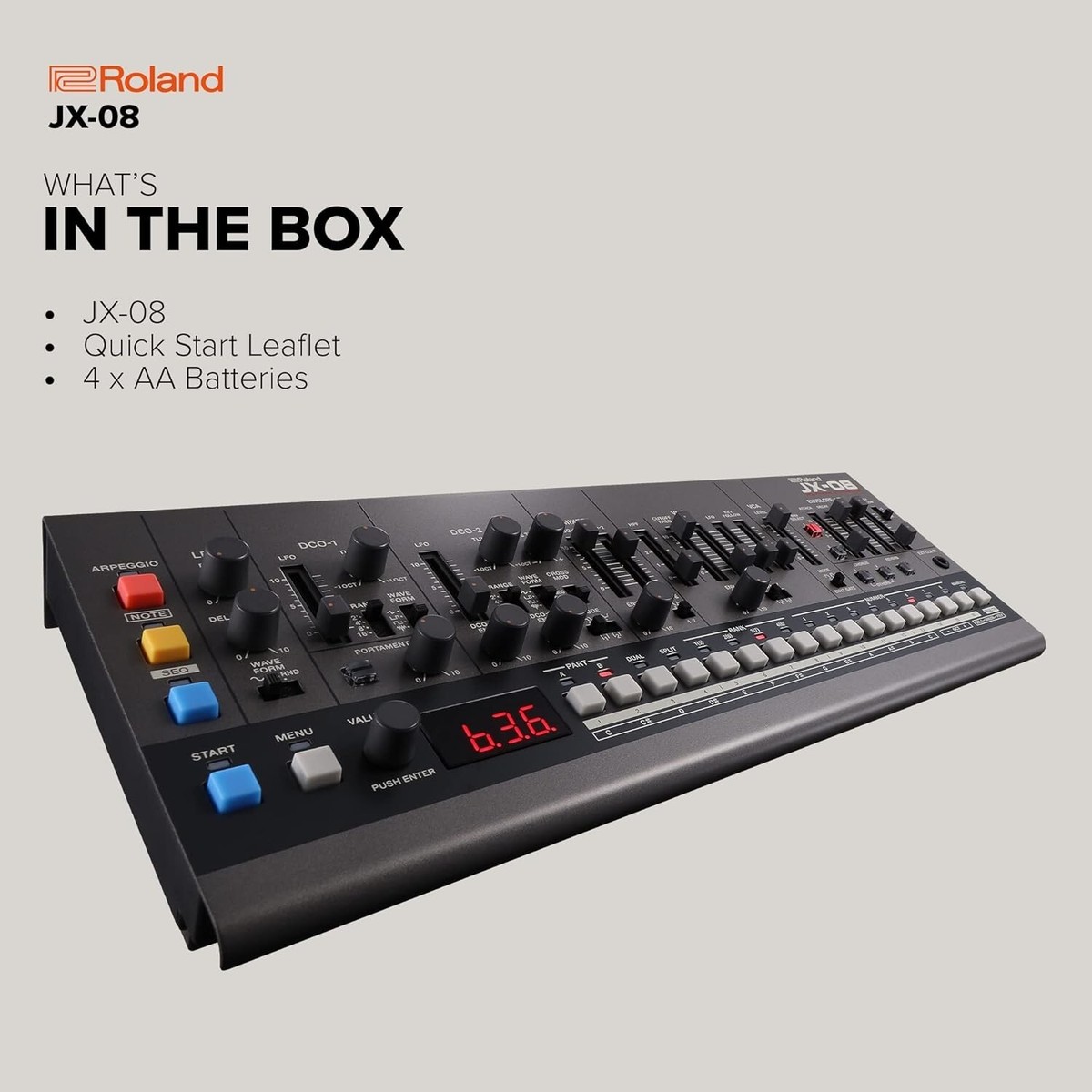 ROLAND JX-08 Classic Sound Modernized Black New | eBay