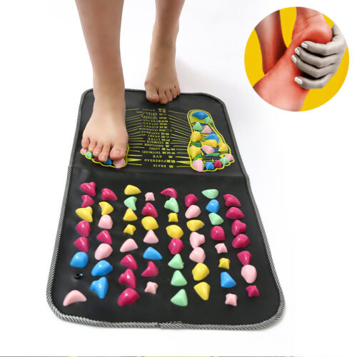 Foot Massage Pad Mat Stone Relaxation Pain Relief Walk Acupressure Therapy Mat