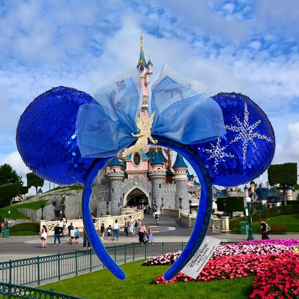 Tinker Bell Rare Edition Blue Main Attraction Ear Disney 