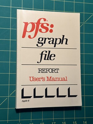 Pfs Graph Silverware pfs: graph file Report - User's Manual - Apple II | eBay